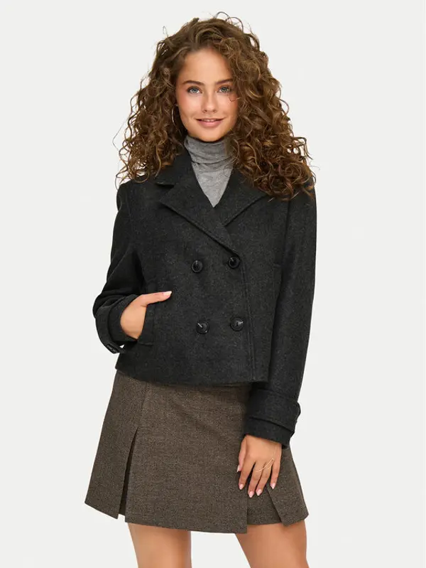 Only ONLY Prijelazna jakna Freja 15320983 Siva Regular Fit