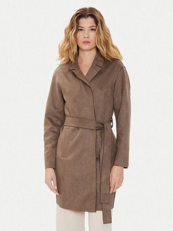 ONLY ONLY Prijelazni kaput Joline 15315660 Smeđa Regular Fit