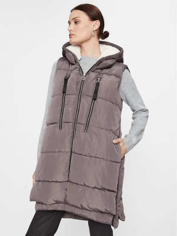 Only ONLY Prsluk 15300259 Siva Regular Fit