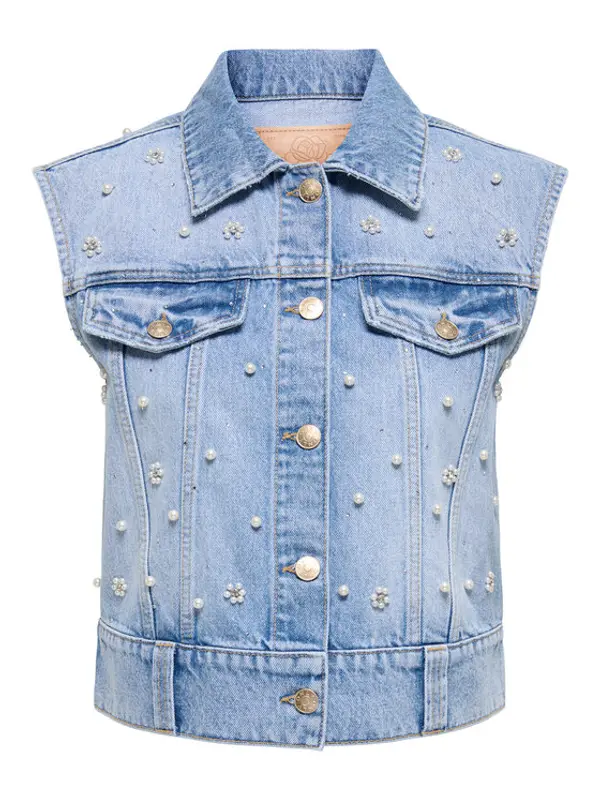 Only ONLY Prsluk Onur 15366346 Plava Regular Fit