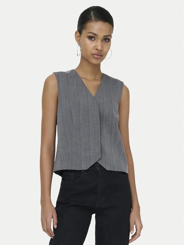 Only ONLY Prsluk za odijelo Jackie 15364317 Siva Regular Fit