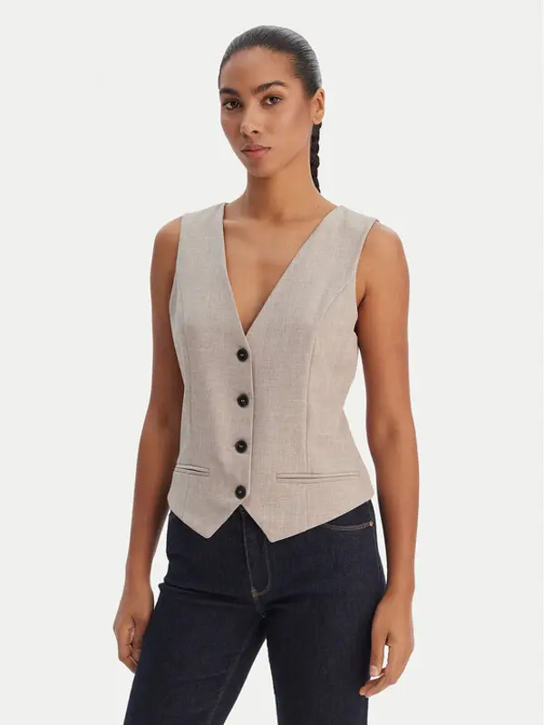 Only ONLY Prsluk za odijelo Linda 15336753 Bež Regular Fit