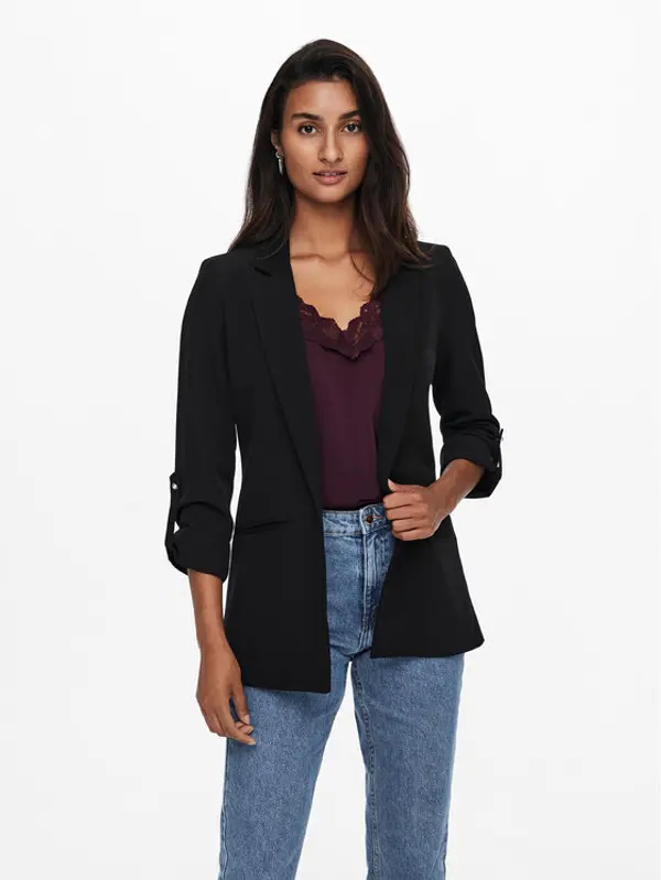 Only ONLY Sakoi Kayle 15218743 Crna Regular Fit