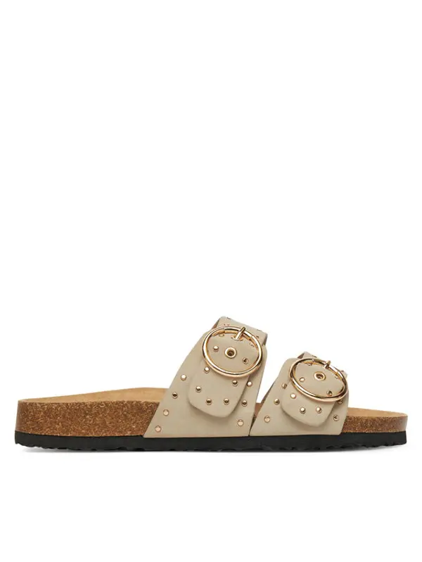 ONLY Shoes ONLY Shoes Natikače Onlmaxi-15 Pu Studs Buckle 15341190 Écru