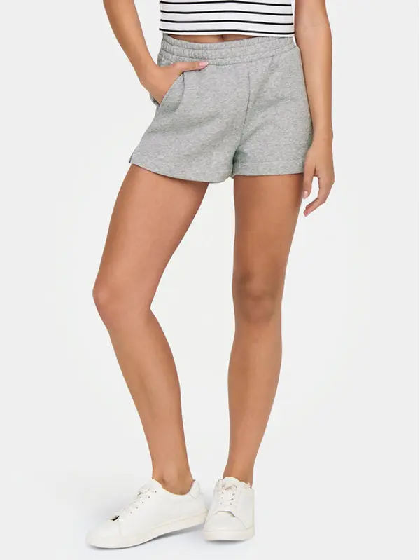Only ONLY Sportske kratke hlače Sweat 15245800 Siva Regular Fit