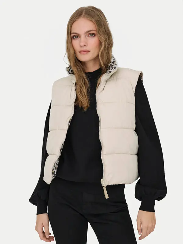 Only ONLY Sportski prsluk Tammy 15357509 Bež Regular Fit
