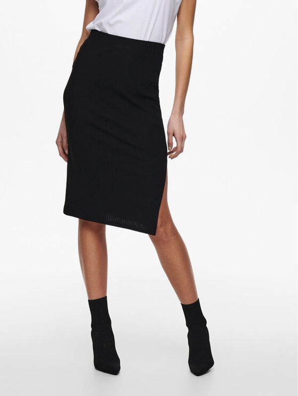 ONLY ONLY Suknja olovka 15233600 Crna Slim Fit