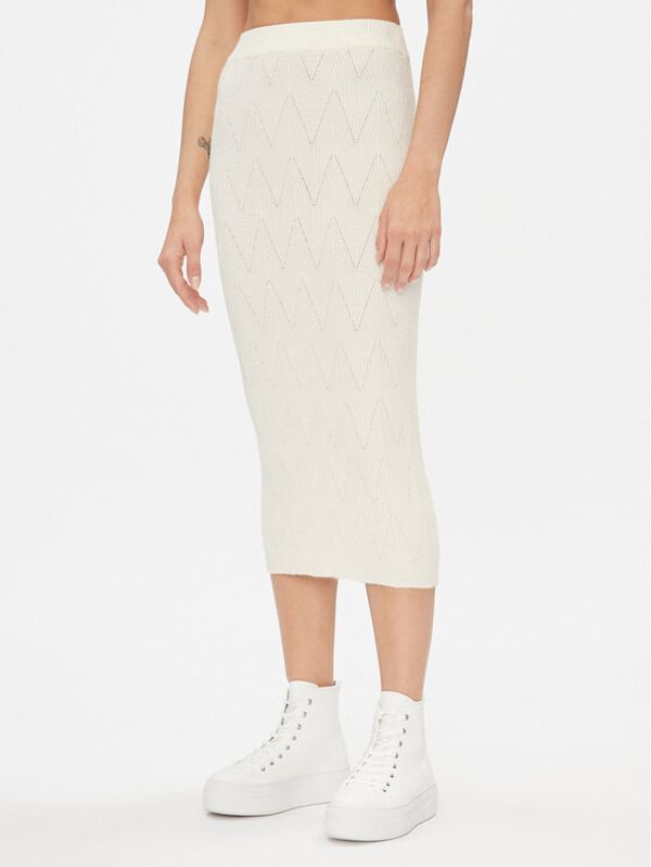 ONLY ONLY Suknja olovka 15294441 Écru Regular Fit