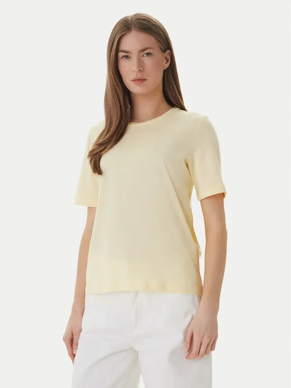 Only ONLY T-shirt 15270390 Žuta Regular Fit