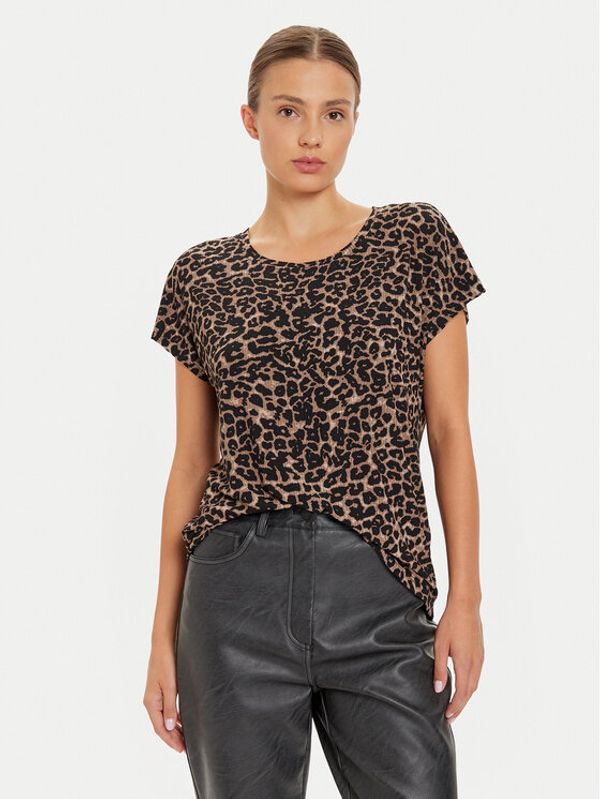 ONLY ONLY T-shirt 15344399 Smeđa Regular Fit