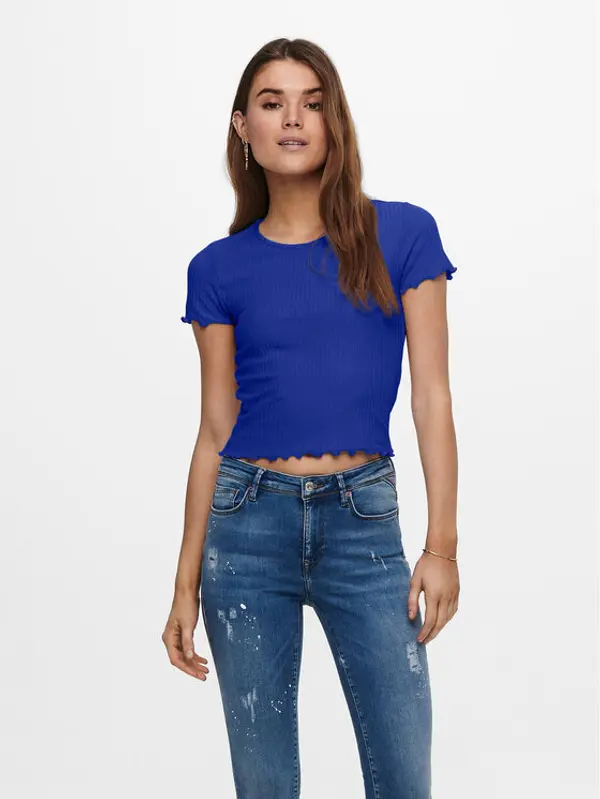 Only ONLY T-shirt Emma 15201206 Plava Regular Fit