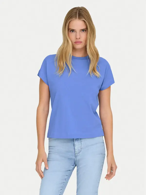 Only ONLY T-shirt Erica 15308926 Plava Oversize
