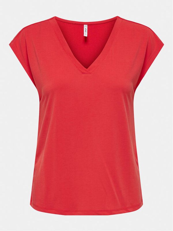 ONLY ONLY T-shirt Free 15287041 Crvena Regular Fit
