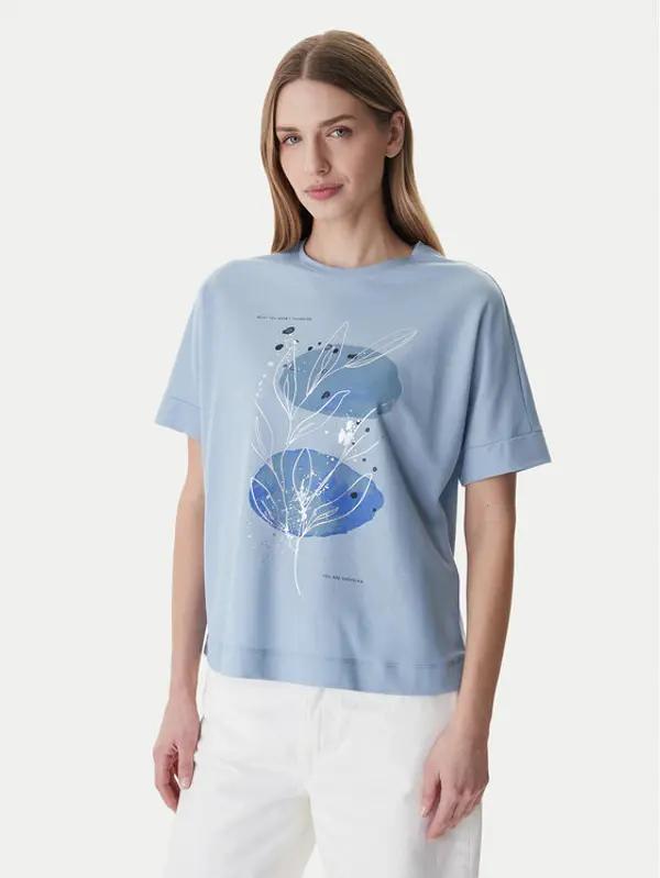 Only ONLY T-shirt Jany 15356044 Écru Regular Fit