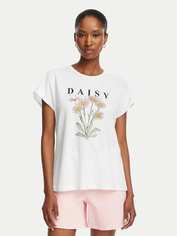 Only ONLY T-shirt Jany 15372108 Bijela Regular Fit