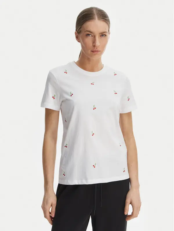 Only ONLY T-shirt Ketty 15288473 Bijela Regular Fit
