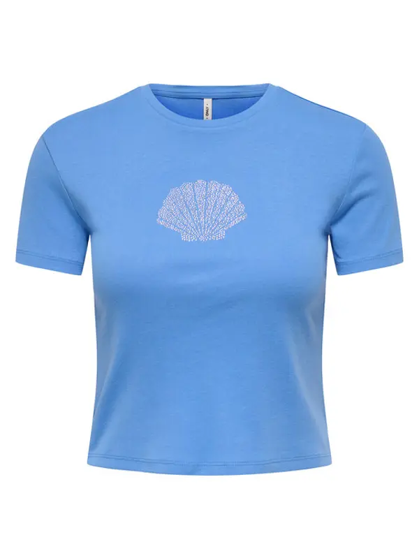 Only ONLY T-shirt Kira 15346419 Plava Regular Fit