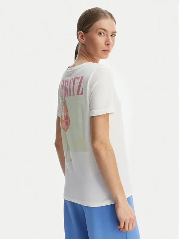 Only ONLY T-shirt Kita 15291465 Bijela Regular Fit