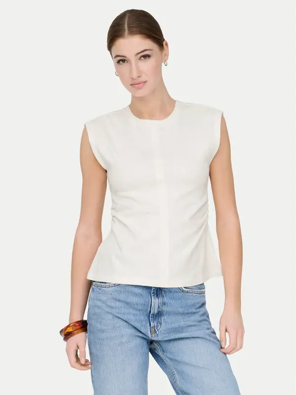 Only ONLY T-shirt Marie 15372452 Bijela Regular Fit