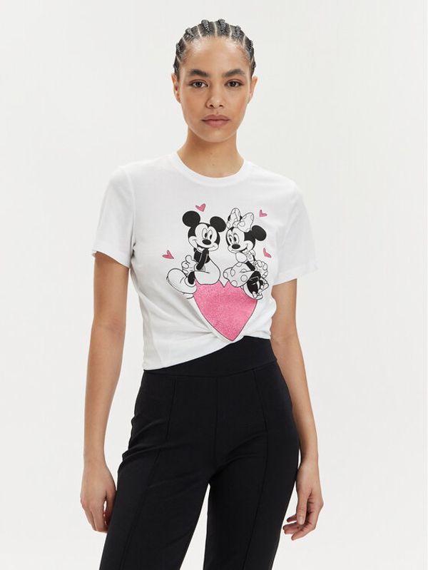 ONLY ONLY T-shirt Mickey 15317991 Bijela Regular Fit