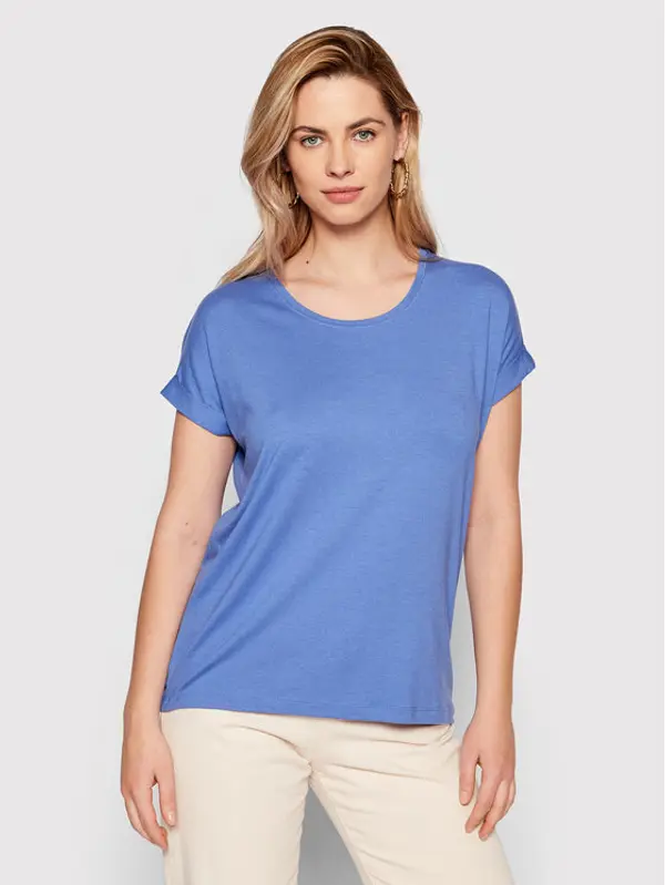 Only ONLY T-shirt Moster 15106662 Plava Loose Fit