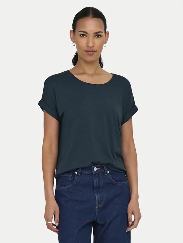 Only ONLY T-shirt Moster 15106662 Zelena Regular Fit