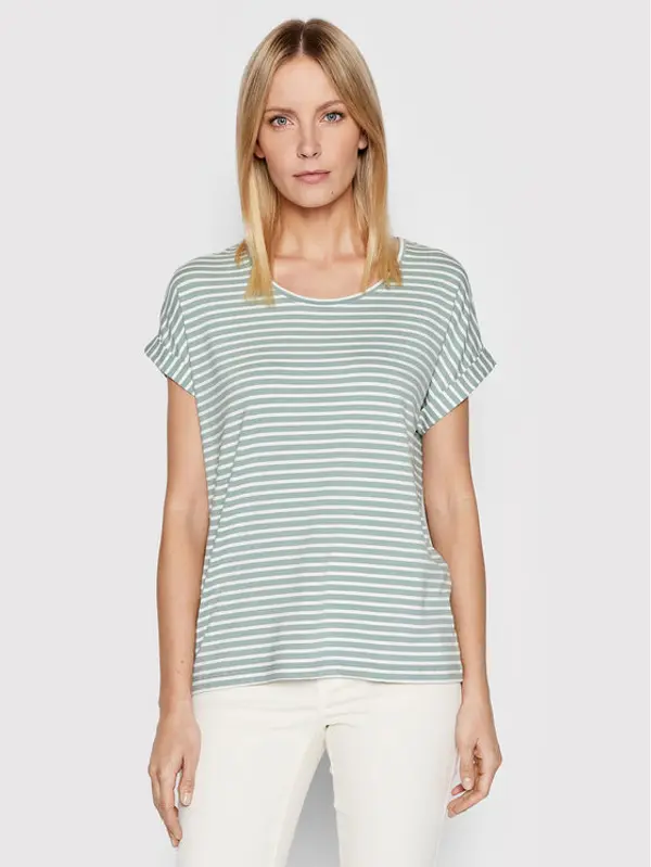 Only ONLY T-shirt Moster 15206243 Zelena Relaxed Fit