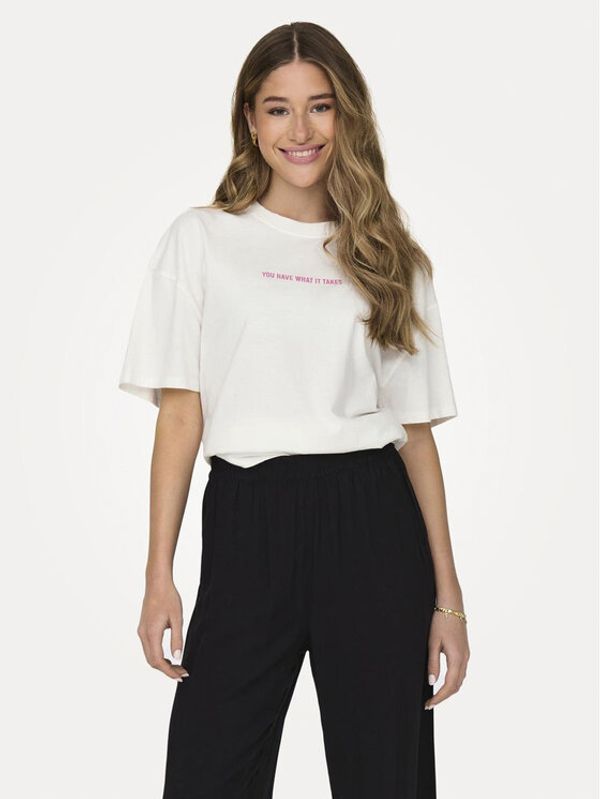 ONLY ONLY T-shirt Rilly 15316994 Bijela Regular Fit