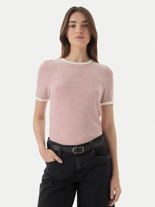 Only ONLY T-shirt Tine 15315406 Crvena Regular Fit