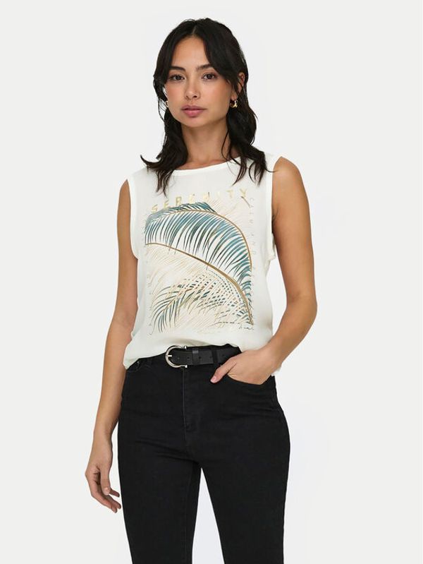 ONLY ONLY Top Flora 15321359 Bijela Regular Fit