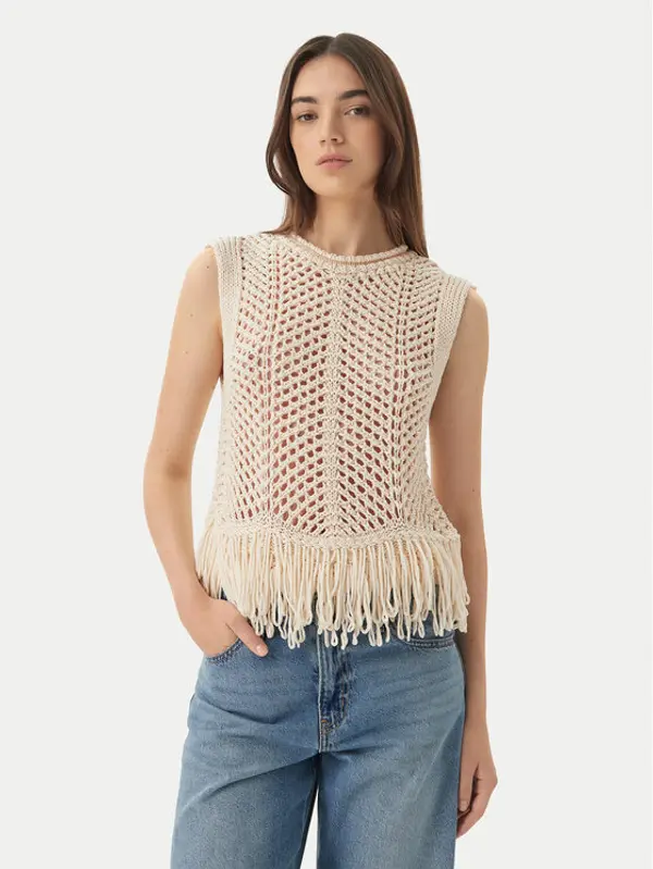 Only ONLY Top Kimmie 15365146 Bež Regular Fit
