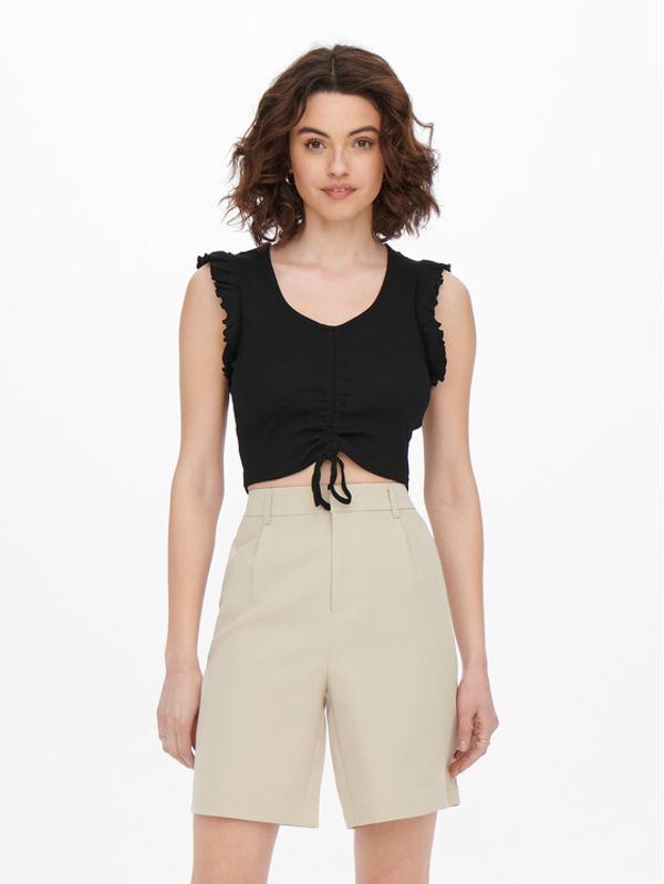 ONLY ONLY Top Laila 15257542 Crna Slim Fit