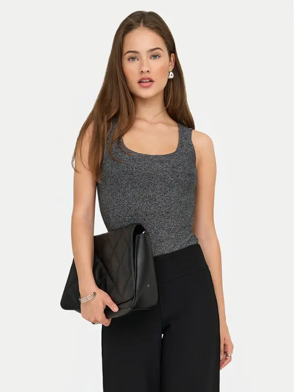 Only ONLY Top Lea 15356494 Siva Regular Fit