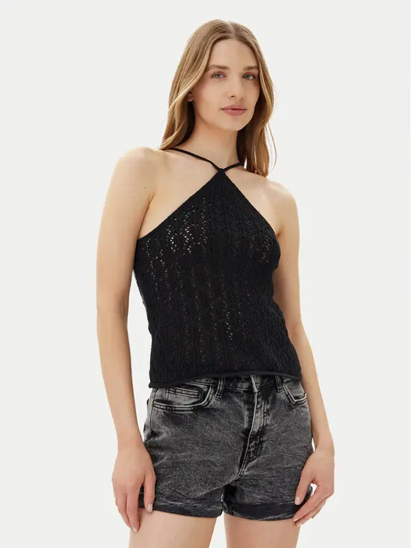 Only ONLY Top Noella 15352137 Crna Regular Fit