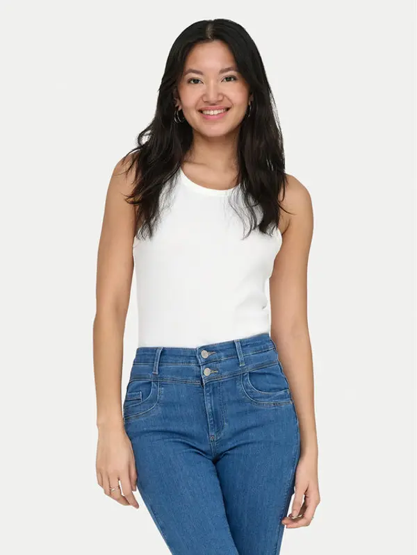 Only ONLY Top Val 2-Way 15371705 Bijela Slim Fit