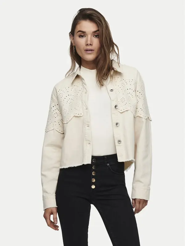 Only ONLY Traper jakna Elena 15232378 Bež Regular Fit