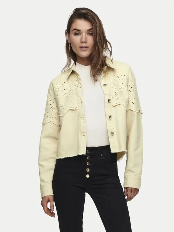 Only ONLY Traper jakna Elena 15232378 Bež Regular Fit