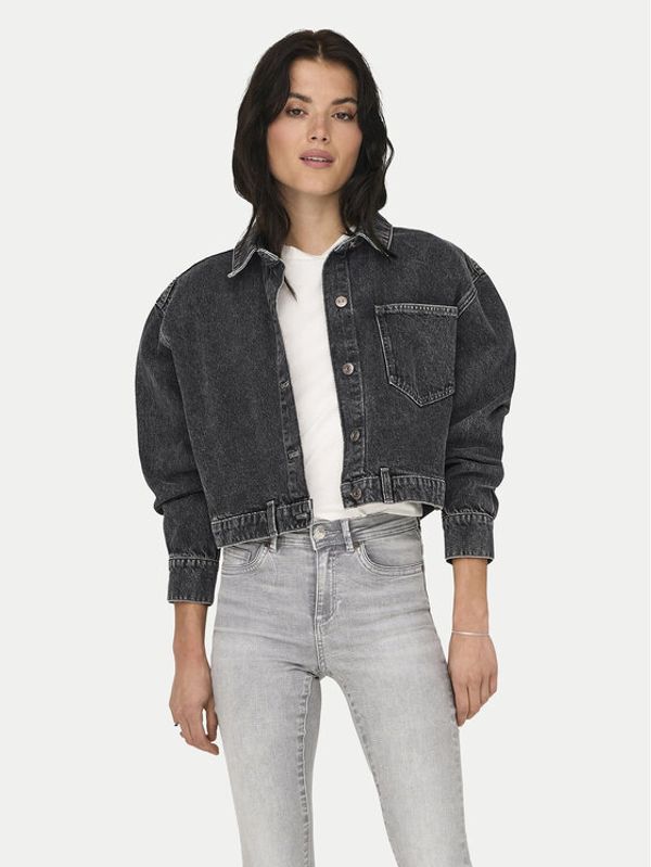 ONLY ONLY Traper jakna Emaline 15330000 Siva Loose Fit