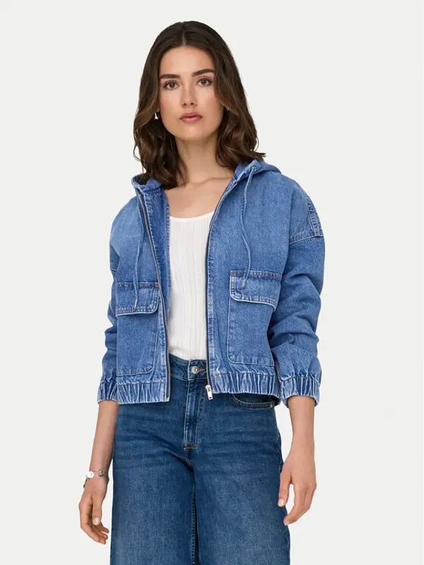 Only ONLY Traper jakna Kenzie 15356696 Plava Regular Fit