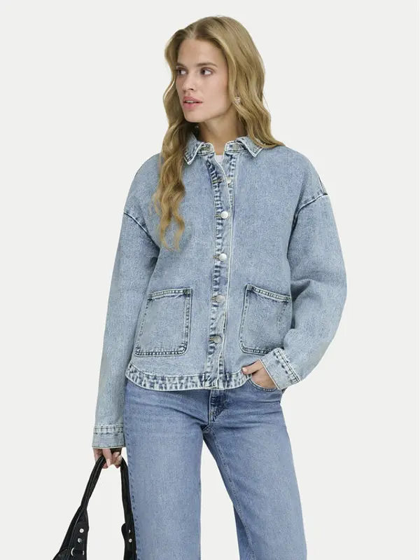 Only ONLY Traper jakna Lara 15372651 Plava Regular Fit