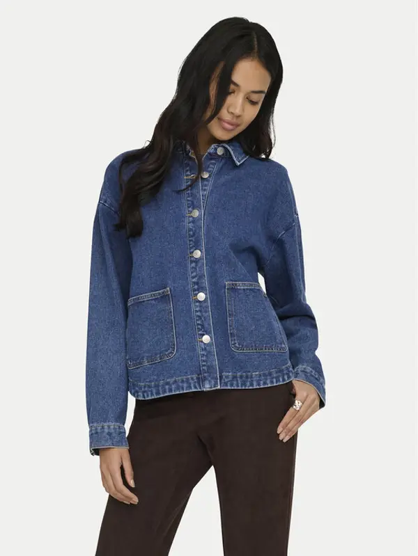 Only ONLY Traper jakna Lara 15372651 Tamnoplava Regular Fit