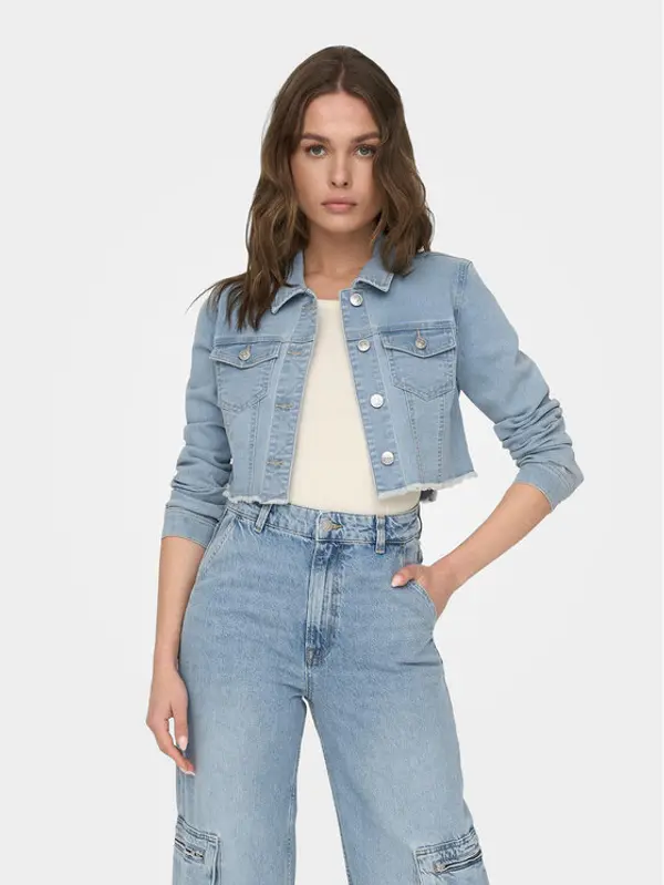 Only ONLY Traper jakna Wonder 15256098 Plava Regular Fit