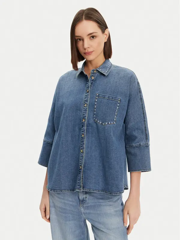 Only ONLY traper košulja Grace 15338585 Plava Loose Fit
