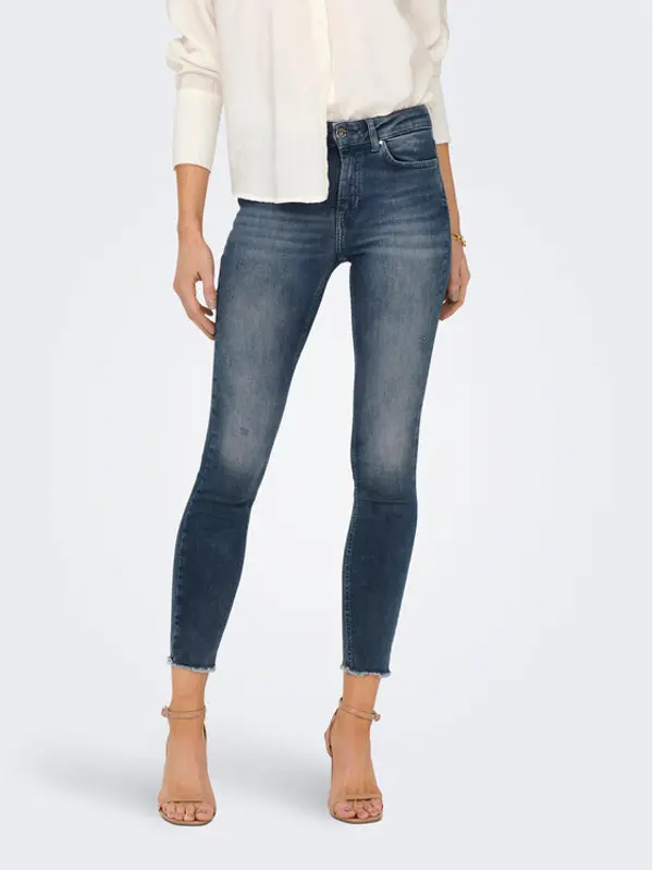 Only ONLY Traperice 15216970 Plava Skinny Fit