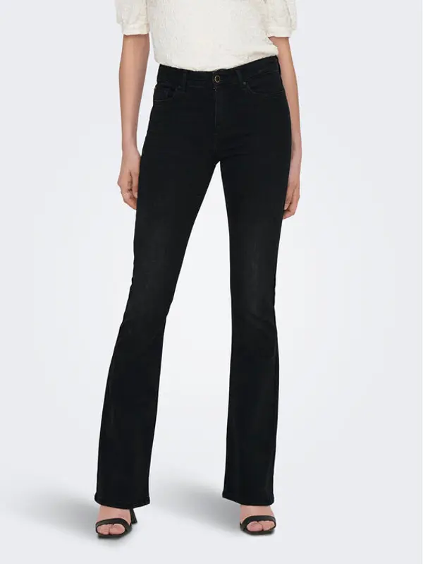 Only ONLY Traperice 15286686 Crna Flared Fit