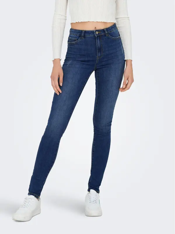 Only ONLY Traperice 15292693 Plava Skinny Fit