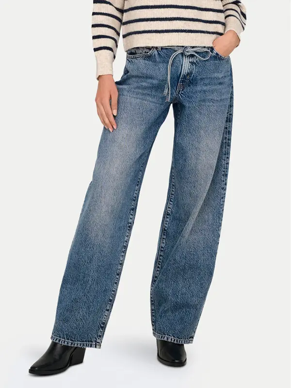 Only ONLY Traperice Gianna 15347093 Plava Relaxed Fit