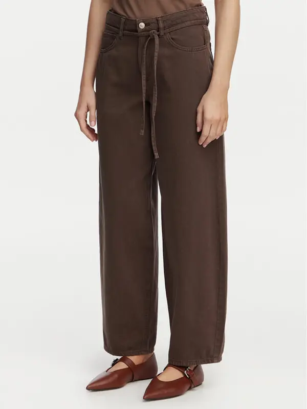 Only ONLY Traperice Gianna 15372521 Smeđa Straight Leg