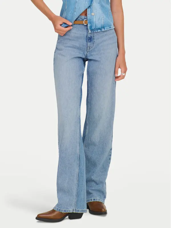 Only ONLY Traperice Maddie 15361576 Plava Wide Leg