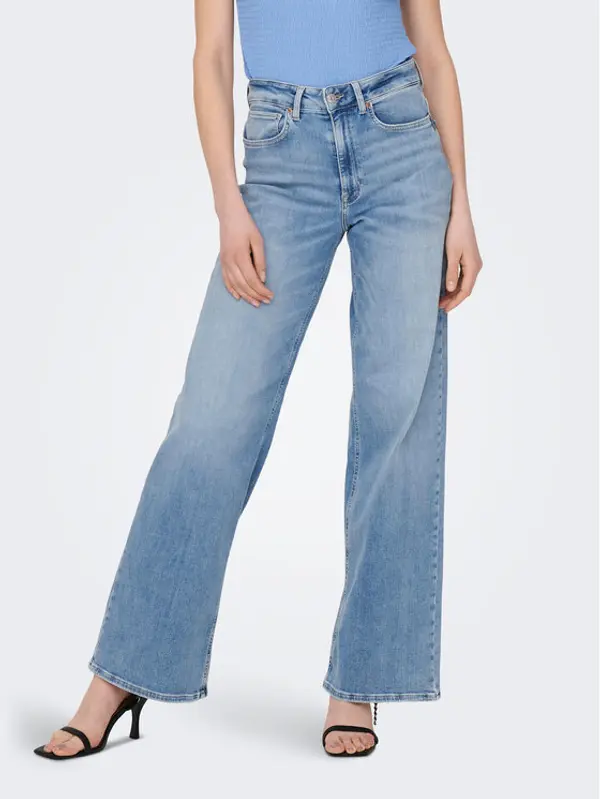 Only ONLY Traperice Madison 15282975 Plava Wide Leg